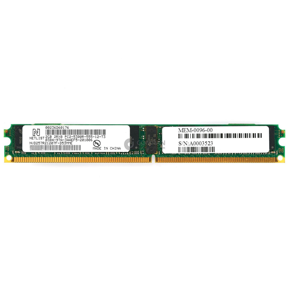 MEM-0096-00 NETLIST 2GB 2RX8 PC2-5300R